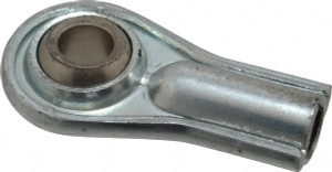 Alinabal 3/8" ID, Female Spherical Rod End 3/8-24 RH, Carbon Steel with Steel Raceway KF-6-G - 36671238