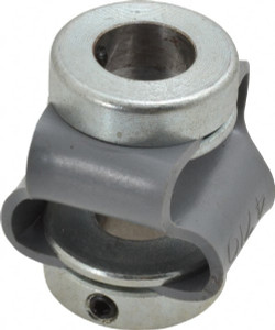 Huco 3/8" Max Bore Diam, Flexible Flex P Double Loop Coupling 27mm OD, Polyurethane 047.10.2731 - 88025168