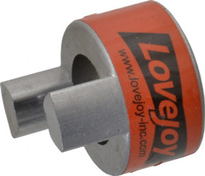 Lovejoy 5/8" Max Bore Diam, Flexible Coupling Hub 1.08" OD, 1.72" OAL, Sintered Iron, Order 2 Hubs & 1 Spider for Complete Coupling 68514410214 - 35407030