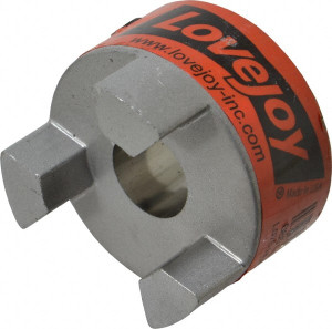 Lovejoy 5/8" Max Bore Diam, 3/16" x 3/32" Keyway Width x Depth, Flexible Coupling Hub 1-3/4" OD, 2.12" OAL, Sintered Iron, Order 2 Hubs & 1 Spider for Complete Coupling 68514410688 - 35407238