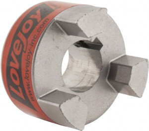 Lovejoy 3/4" Max Bore Diam, 3/16" x 3/32" Keyway Width x Depth, Flexible Coupling Hub 1-3/4" OD, 2.12" OAL, Sintered Iron, Order 2 Hubs & 1 Spider for Complete Coupling 68514410690 - 35407246