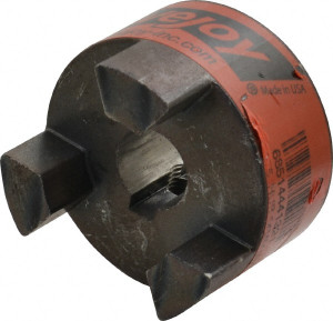 Lovejoy 14mm Max Bore, 5mm x 2.3mm Keyway Width x Depth, Flexible Coupling Hub 1-3/4" OD, 2.12" OAL, Sintered Iron, Order 2 Hubs & 1 Spider for Complete Coupling 68514441321 - 35407261