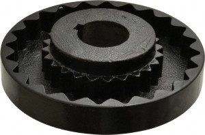 Lovejoy 1-3/8" Max Bore Diam, 5/16" x 5/32" Keyway Width x Depth, Flexible Coupling Hub 5.45" OD, 4.44" OAL, Cast Iron 68514436140 - 35409176