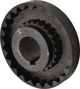 Lovejoy 1-7/8" Max Bore Diam, 1/2" x 1/4" Keyway Width x Depth, Flexible Coupling Hub 6.35" OD, 5.06" OAL, Cast Iron 68514436162 - 35409291