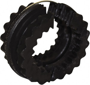 TB Woods 9 Two Piece Flexible Coupling Sleeve 6" OD, 3" OAL, EPDM, Order 2 Hubs with Same OD & 1 Insert for Complete Coupling 9 - 53901740