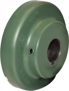 TB Woods 1-5/8" Max Bore Diam, 3/8" x 3/16" Keyway Width x Depth, 8-5/8" Hub, 11 Flexible Coupling Flange 8-5/8" OD, 3-7/16" OAL, Cast Iron, Type S 11S158 - 53902318