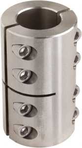 Climax 1-1/8" Inside x 1-7/8" Outside Diam, Two Piece Rigid Coupling without Keyway 3-1/8" Long 2ISCC-112-100-S - 55552772
