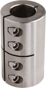 Climax 3/4" Inside x 1-1/2" Outside Diam, One Piece Split Clamping Collar 2-1/4" Long ISCC-075-050-S - 55551568