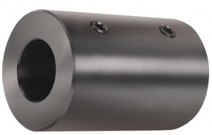 Climax 15mm Inside x 31mm Outside Diam, Metric Set Screw Rigid Coupling without Keyway 50mm Long MRC-15 - 70546759