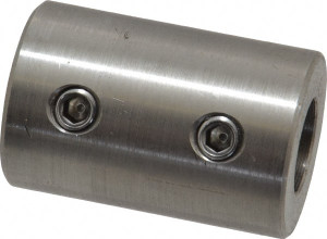 Climax 1/2" Inside x 1" Outside Diam, Stainless Steel Set Screw Rigid Coupling 1-1/2" Long RC-050-S - 09045451