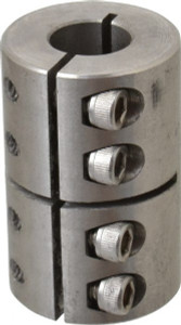 Climax 1/2" Inside x 1-1/8" Outside Diam, One Piece Split Clamping Collar 1-3/4" Long ISCC-050-050-S - 35463066