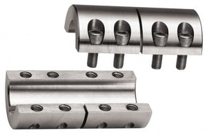 Climax 3/8" Inside x 7/8" Outside Diam, Two Piece Rigid Coupling without Keyway 1-3/8" Long 2ISCC-037-037-S - 75241778