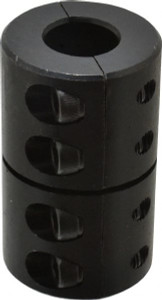 Climax 5/8" Inside x 1-5/16" Outside Diam, Two Piece Rigid Coupling without Keyway 2" Long 2ISCC-062-062 - 75241844