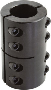 Climax 1-3/8" Inside x 2-1/2" Outside Diam, Two Piece Rigid Coupling without Keyway 3-5/8" Long 2ISCC-137-100 - 55552715