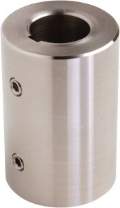 Climax 1-1/2" Inside x 2-1/2" Outside Diam, Set Screw Rigid Coupling with Keyway 4-1/2" Long x 3/8" Keyway Width x 3/16" Keyway Depth RC-150-S-KW - 55552293