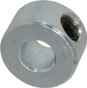 Climax 3/16" Bore, Steel, Set Screw Shaft Collar 7/16" Outside Diam, 1/4" Wide C-018 - 87986121