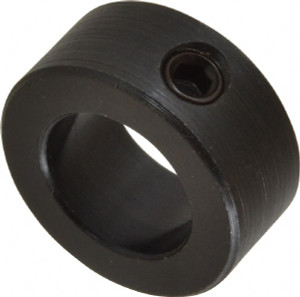 Climax 3/4" Bore, Steel, Set Screw Shaft Collar 1-1/4" Outside Diam, 9/16" Wide C-075-BO - 35463686