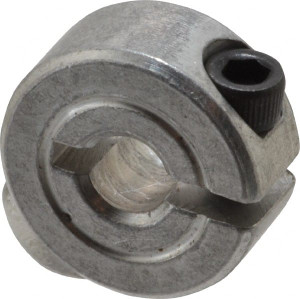Climax 3/16" Bore, Aluminum, One Piece One Piece Split Shaft Collar 5/8" Outside Diam, 9/32" Wide MOD 1C-018-A - 73091381