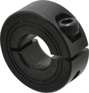 Climax 15mm Bore, Steel, One Piece Clamp Collar 1-3/8" Outside Diam M1C-15 - 35460534