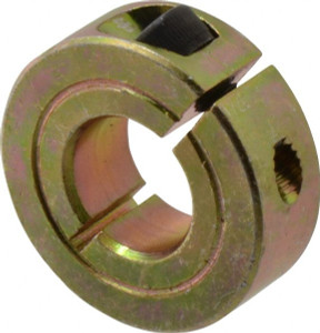 Climax 9/16" Bore, Steel, One Piece One Piece Split Shaft Collar 1-1/4" Outside Diam, 7/16" Wide MOD CR1C-056 - 73090268
