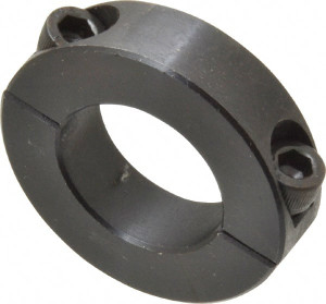 Climax 1-1/16" Bore, Steel, Two Piece Two Piece Split Shaft Collar 1-7/8" Outside Diam, 1/2" Wide 2C-106 - 35461094