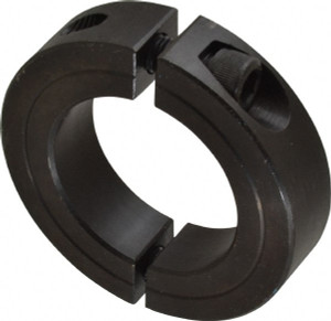 Climax 1-11/16" Bore, Steel, Two Piece Two Piece Split Shaft Collar 2-3/4" Outside Diam, 11/16" Wide 2C-168 - 35461193