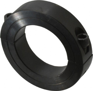 Climax 2-1/16" Bore, Steel, Two Piece Two Piece Split Shaft Collar 3-1/4" Outside Diam, 3/4" Wide 2C-206 - 75241448