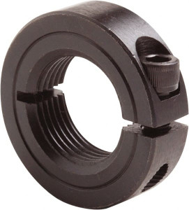 Climax 1-3/8-12 Thread, Steel, One Piece Threaded Shaft Collar 2-1/4" Outside Diam, 9/16" Wide ISTC-137-12 - 93861912