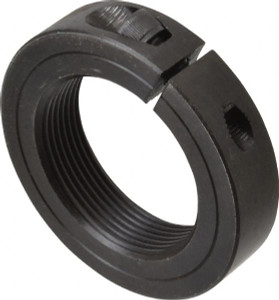 Climax 2-12 Thread, Steel, One Piece Threaded Shaft Collar 3" Outside Diam, 11/16" Wide ISTC-200-12 - 35462472