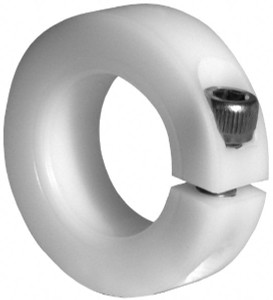 Climax 1-15/16" Bore, Plastic, One Piece One Piece Split Shaft Collar 3" Outside Diam, 11/16" Wide P1C-193 - 73091282