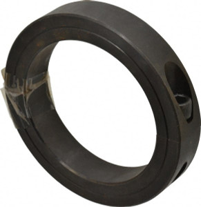 Climax 3-1/2" Bore, Steel, Two Piece Clamping Shaft Collar 4-3/4" Outside Diam, 7/8" Wide H2C-350 - 32957524