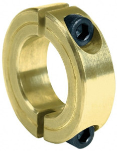 Climax 1-5/8" Bore, Steel, Two Piece Clamping Shaft Collar 2-5/8" Outside Diam, 11/16" Wide CR2C-162 - 73091597