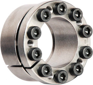 Climax M4 Thread, 3/4" Bore Diam, 1-5/16" OD, Shaft Locking Device 6 Screws, 3,286 Lb Axial Load, 1-7/16" OAW, 0.472" Thrust Ring Width, 1,232 Ft/Lb Max Torque C193E-075 - 51320752
