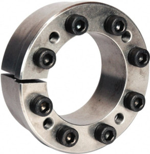 Climax M4 Thread, 14mm Bore Diam, 28mm OD, Shaft Locking Device 4 Screws, 2,191 Lb Axial Load, 1.26" OAW, 0.551" Thrust Ring Width, 50 Ft/Lb Max Torque C133M-14X28 - 64642457