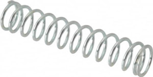 Gardner Spring 0.3" OD 1-1/2" Free Length Precision Compression Spring 7 Lb Spring Rating, 0.032" Wire, 7 Lb Max Workload, 0.45" Solid Height, Music Wire 36371G - 00613133