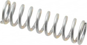 Gardner Spring 0.3" OD 1" Free Length Precision Compression Spring 21 Lb Spring Rating, 0.038" Wire, 12 Lb Max Workload, 0.4" Solid Height, Music Wire 36377G - 00613158