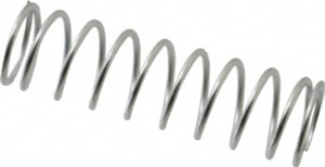 Gardner Spring 0.72" OD 2-1/2" Free Length Precision Compression Spring 9 Lb Spring Rating, 0.063" Wire, 15 Lb Max Workload, 0.736" Solid Height, Music Wire 36548G - 00613729