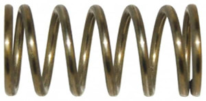 Gardner Spring 0.42" OD 1" Free Length Precision Compression Spring 25 Lb Spring Rating, 0.047" Wire, 15 Lb Max Workload, 0.377" Solid Height, Stainless Steel 36446GS - 00603381