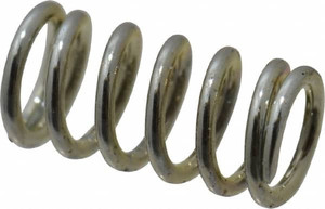 Gardner Spring 0.12" OD 1/4" Free Length Precision Compression Spring 17.5 Lb Spring Rating, 0.016" Wire, 2.5 Lb Max Workload, 0.114" Solid Height, Music Wire 36000G - 02312429