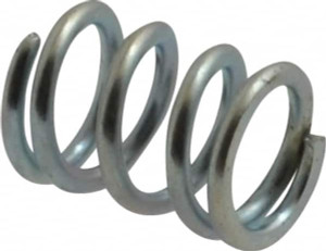 Gardner Spring 0.24" OD 0.312" Free Length Precision Compression Spring 62 Lb Spring Rating, 0.032" Wire, 10 Lb Max Workload, 0.161" Solid Height, Music Wire 36030G - 02085454