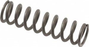 Gardner Spring 9.25mm OD 33mm Free Length Compression Spring 5.83 Lb Spring Rating, 104.93 Lb Max Workload, 13.13" Solid Height MC061-0330-M - 02314292