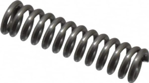 Value Collection 0.12" OD 1/2" Free Length Music Wire Compression Stock Spring 20.9 Lb Spring Rating, 0.02" Wire, 3.4 Lb Max Workload, 0.28" Solid Height 06810170 - 06810170