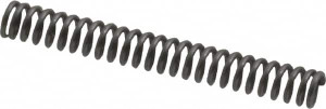 Value Collection 0.12" OD 1" Free Length Music Wire Compression Stock Spring 9.78 Lb Spring Rating, 0.02" Wire, 3.4 Lb Max Workload, 0.53" Solid Height 06810212 - 06810212