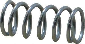 Value Collection 0.36" OD 3/4" Free Length Music Wire Compression Stock Spring 22.71 Lb Spring Rating, 0.041" Wire, 8.99 Lb Max Workload, 0.307" Solid Height 06811368 - 06811368