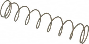 Value Collection 0.3" OD 1-1/2" Free Length Compression Spring 1.12 Lb Spring Rating, 0.02" Wire, 1.19 Lb Max Workload, 0.196" Solid Height, Stainless Steel 03308020 - 03308020