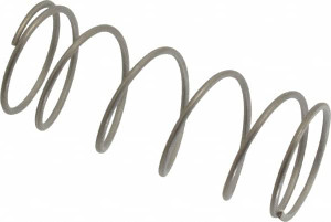 Value Collection 0.975" OD 2-1/2" Free Length Compression Spring 4.9 Lb Spring Rating, 0.062" Wire, 9.16 Lb Max Workload, 0.418" Solid Height, Stainless Steel 03309176 - 03309176