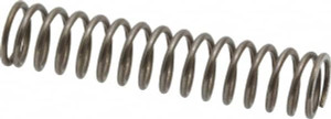 Value Collection 0.42" OD 2" Free Length Music Wire Compression Stock Spring 10.02 Lb Spring Rating, 0.047" Wire, 11.36 Lb Max Workload, 0.727" Solid Height 06811764 - 06811764