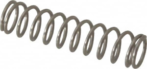 Value Collection 0.18" OD 3/4" Free Length Compression Spring 4.78 Lb Spring Rating, 0.02" Wire, 1.94 Lb Max Workload, 0.255" Solid Height, Stainless Steel 03307832 - 03307832