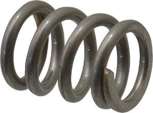 Value Collection 0.18" OD 1/4" Free Length Compression Spring 46.63 Lb Spring Rating, 0.026" Wire, 3.61 Lb Max Workload, 0.142" Solid Height, Stainless Steel 03307857 - 03307857