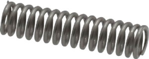 Value Collection 0.18" OD 3/4" Free Length Compression Spring 10.2 Lb Spring Rating, 0.026" Wire, 3.61 Lb Max Workload, 0.382" Solid Height, Stainless Steel 03307873 - 03307873